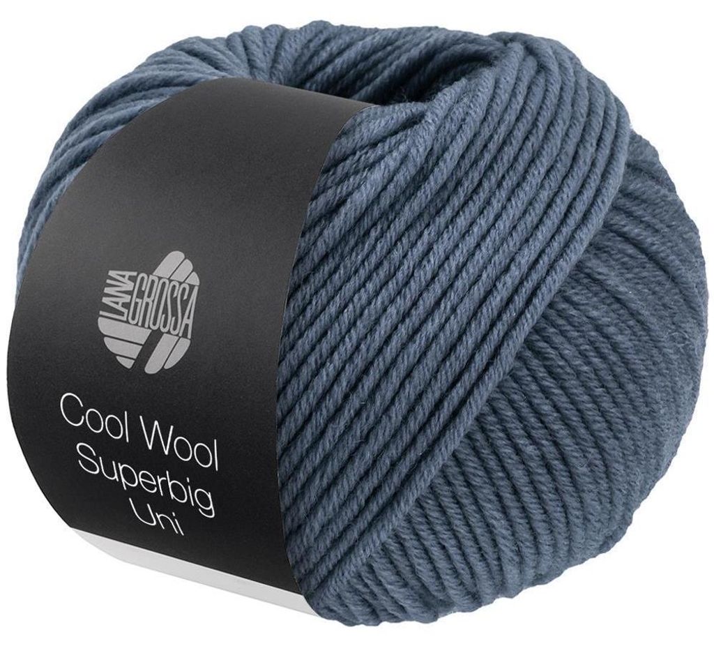 Lana Grossa - Cool Wool Superbig 0018 stahlblau Produktbild 