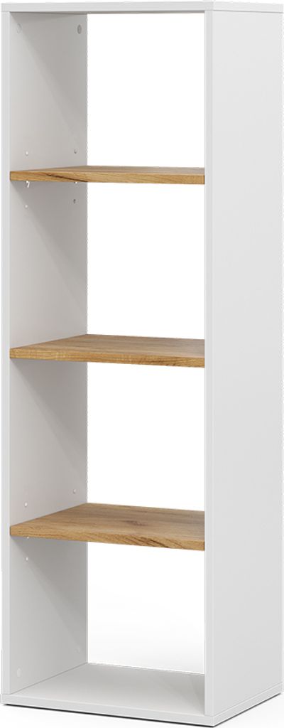 Étagère à livres Vicco Tomy Chêne blanc/force de l'or Image du produit 