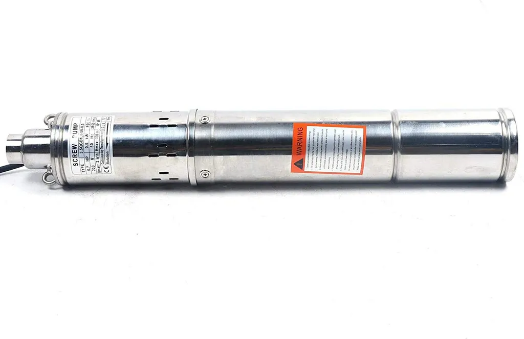 Pompe de puits 3.5 pouces compatible sable en acier inoxydable 500W - 5