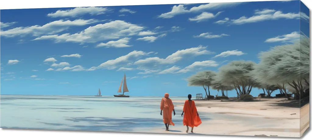 Décoration murale Tableau 90 x 40 cm paysage de sable pour salon moderne