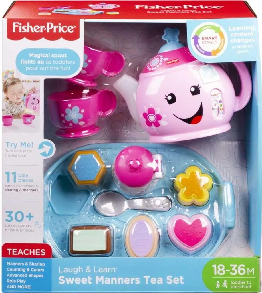 Set de thé des bonnes manières Fisher-Price interactif et musical