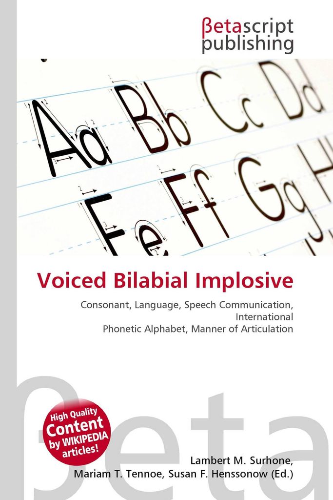Voiced Bilabial Implosive