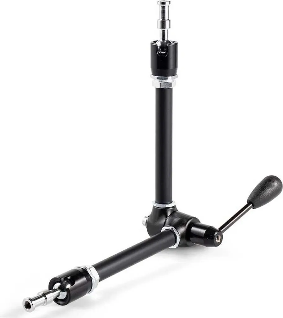 Trépied Monopode Manfrotto 143A Fixation Articulée de Studio Noir - 3