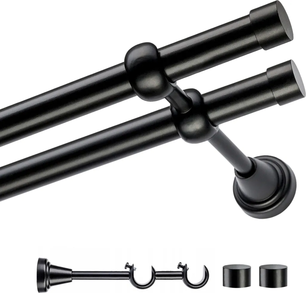 Voppi Gardinenstange Moderi 2-läufig 300 cm 19+19 mm