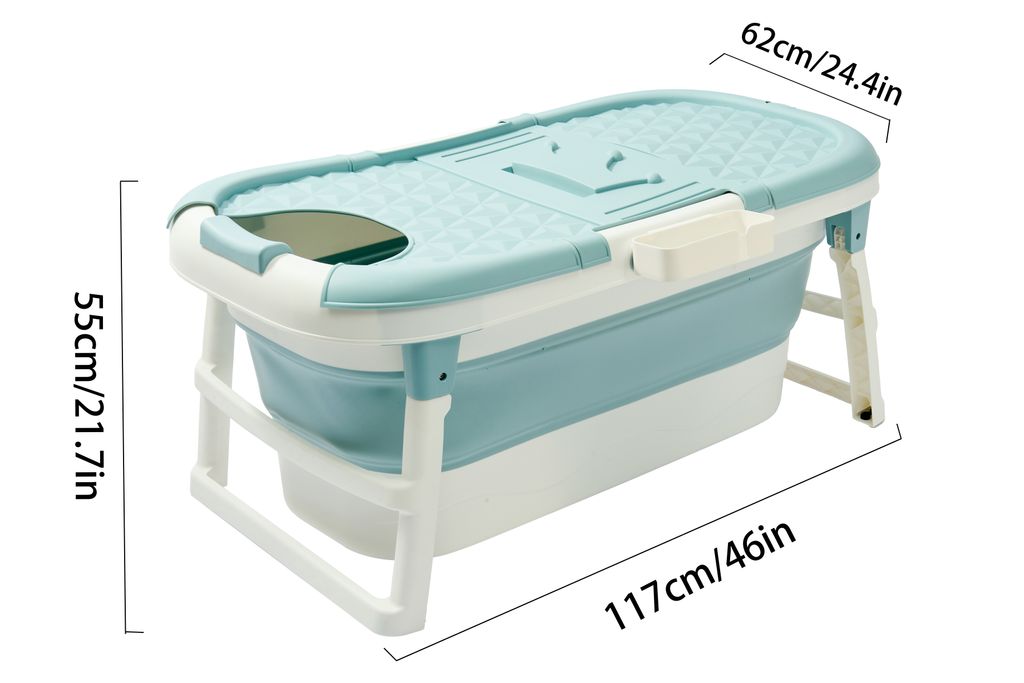 Schwänlein® Faltbare Badewanne für Erwachsene, ideal für Produktbild 3
