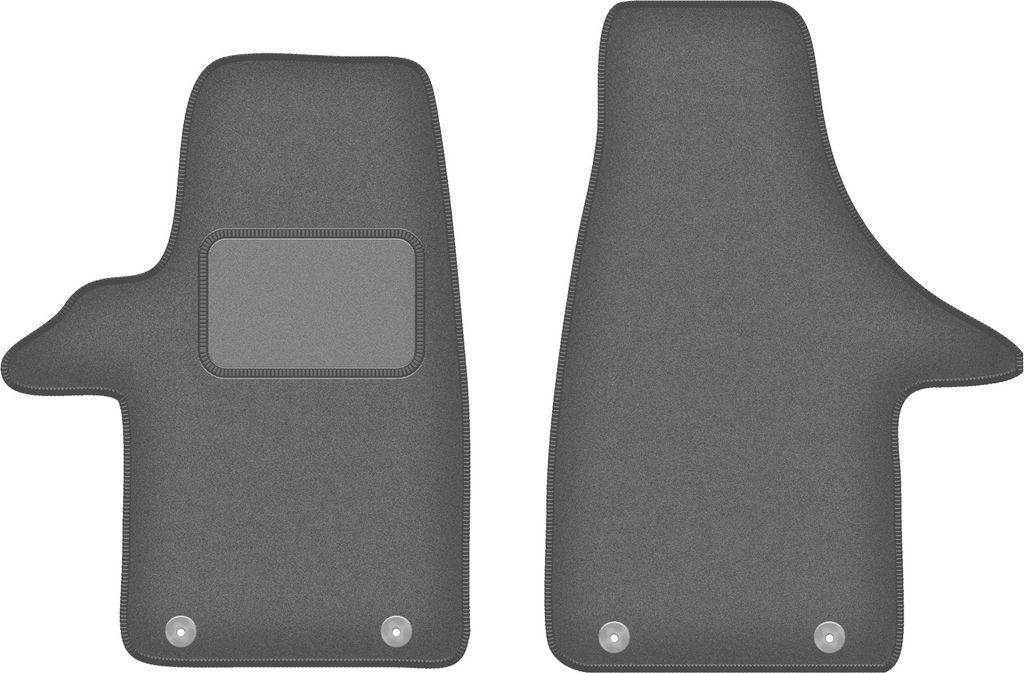 Graphit-Fußmatten für: Volkswagen Transporter T6 Kastenwagen (2015-)