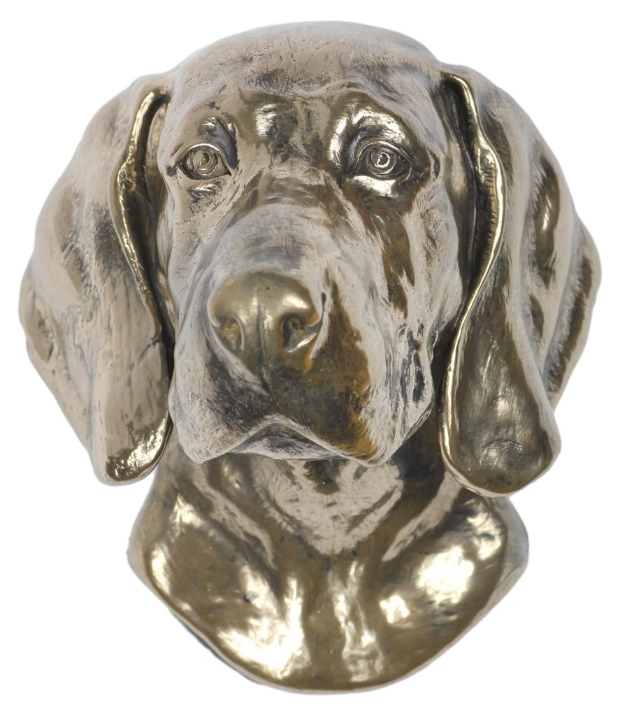 Weimaraner, Weimaraner Vorstehhund - Hundestatue, hängende Büste, einzigartige Dekoration für Hundeliebhaber der Marke Art-Dog