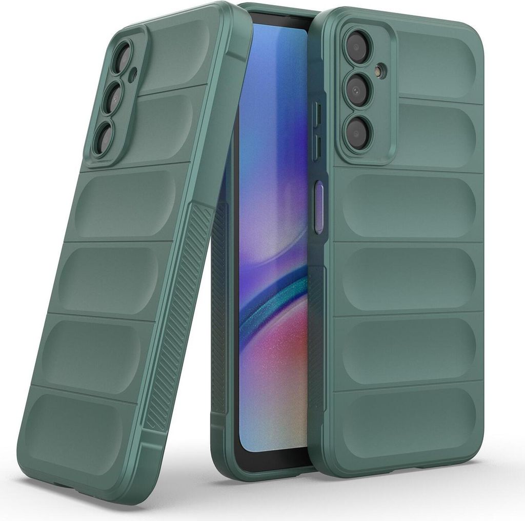 Handy Hülle für Samsung Galaxy A05s Grip Case Cover Schutzhülle Softgrip Farbe: Grün