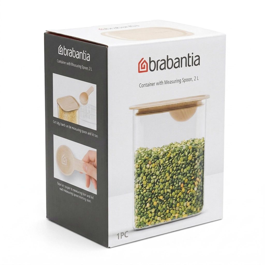 Brabantia Vorratsdose Mit Messlöffel 2 L Vorratsdosen