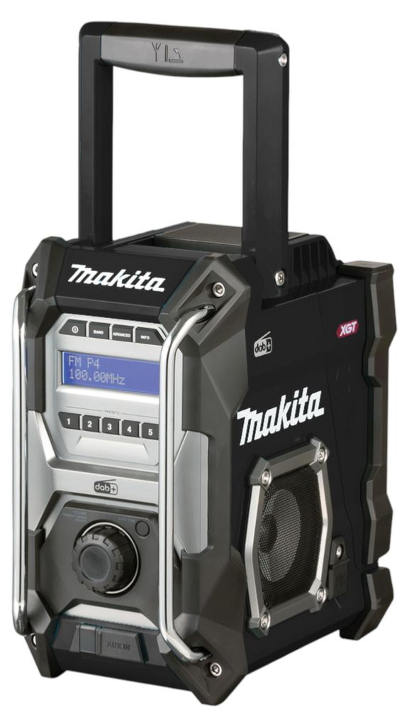Makita MR 003 GZ01 Akku Baustellenradio 12 V - 40 V DAB DAB+ FM 3,5 mm AUX USB IP64 Solo - ohne Akku, ohne Ladegerät