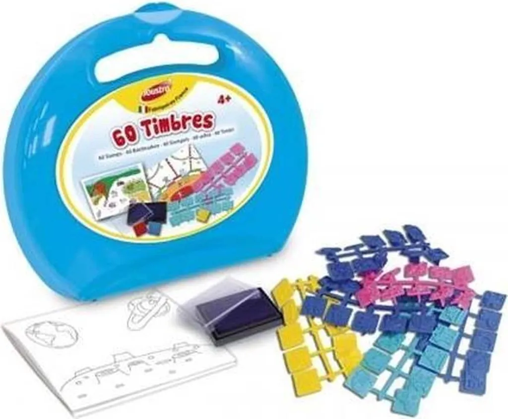Joustra Bastelbox Timbri per Bambini | Valigetta Creativa 26 Pezzi