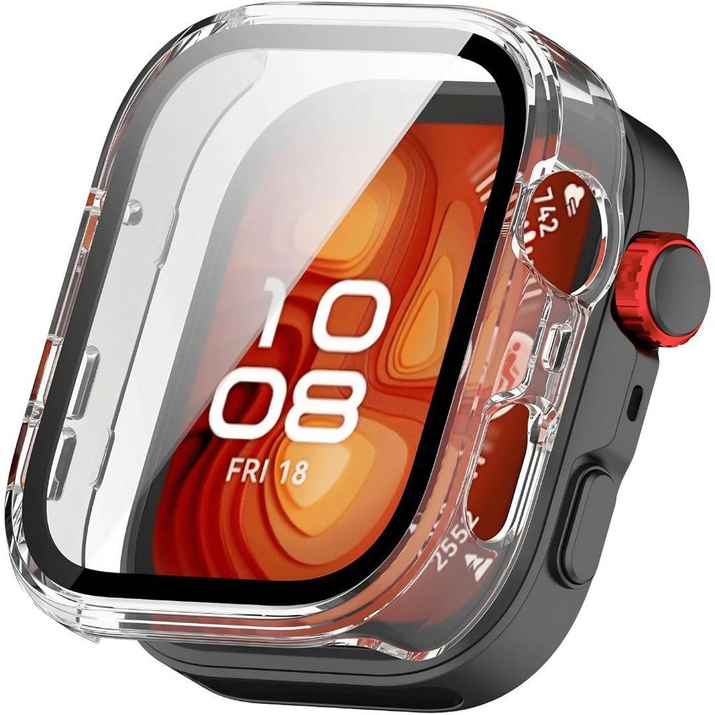 Hülle für Huawei Watch Fit 5 Pro Schutzglas Panzerfolie Display Screen Case 9H Transparent