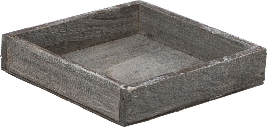 Deko Tablett aus Holz für kreative Tischdekoration und vielseitige Arrangements, 4 Stück
