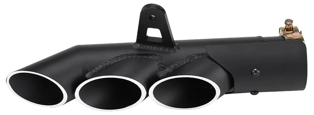 Améliorez le son de votre moto avec cet embout triple sortie universel