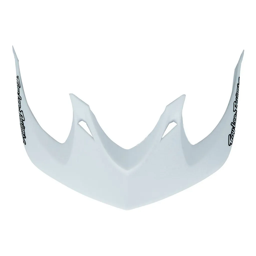 Visière A1 Troy Lee Designs Blanche Incassable et Ajustable Taille Unique - 2