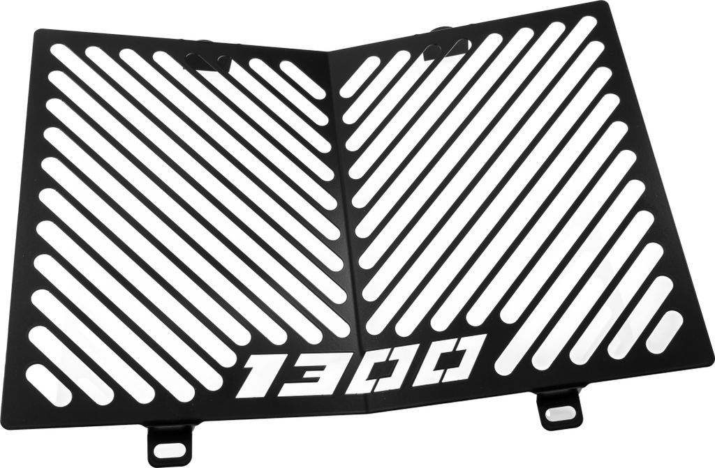 ZIEGER Kühlerabdeckung kompatibel mit Suzuki GSX 1300 B-King Design Logo schwarz