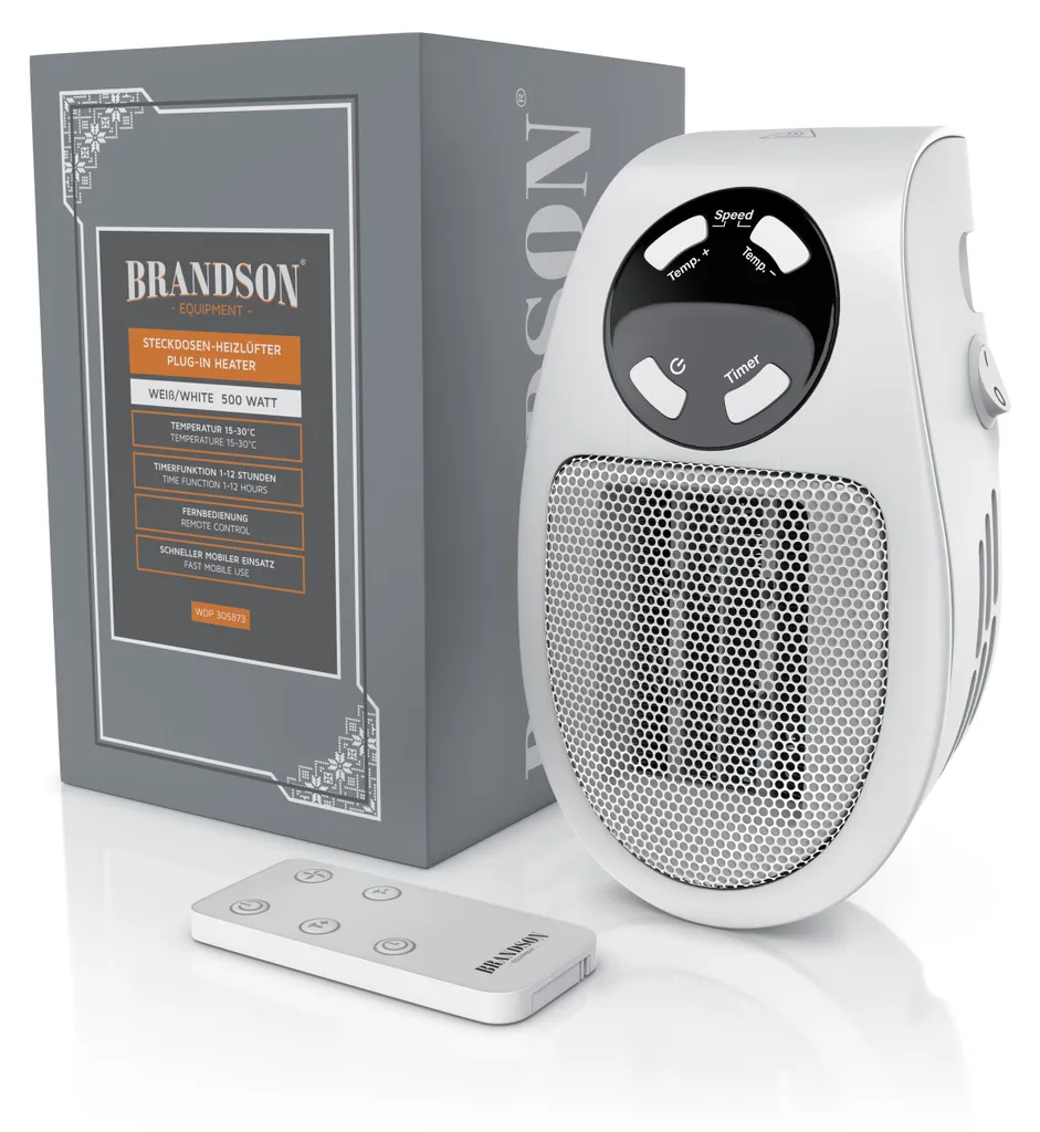 Radiateur Soufflant avec Télécommande et Arrêt Automatique de Sécurité - 6