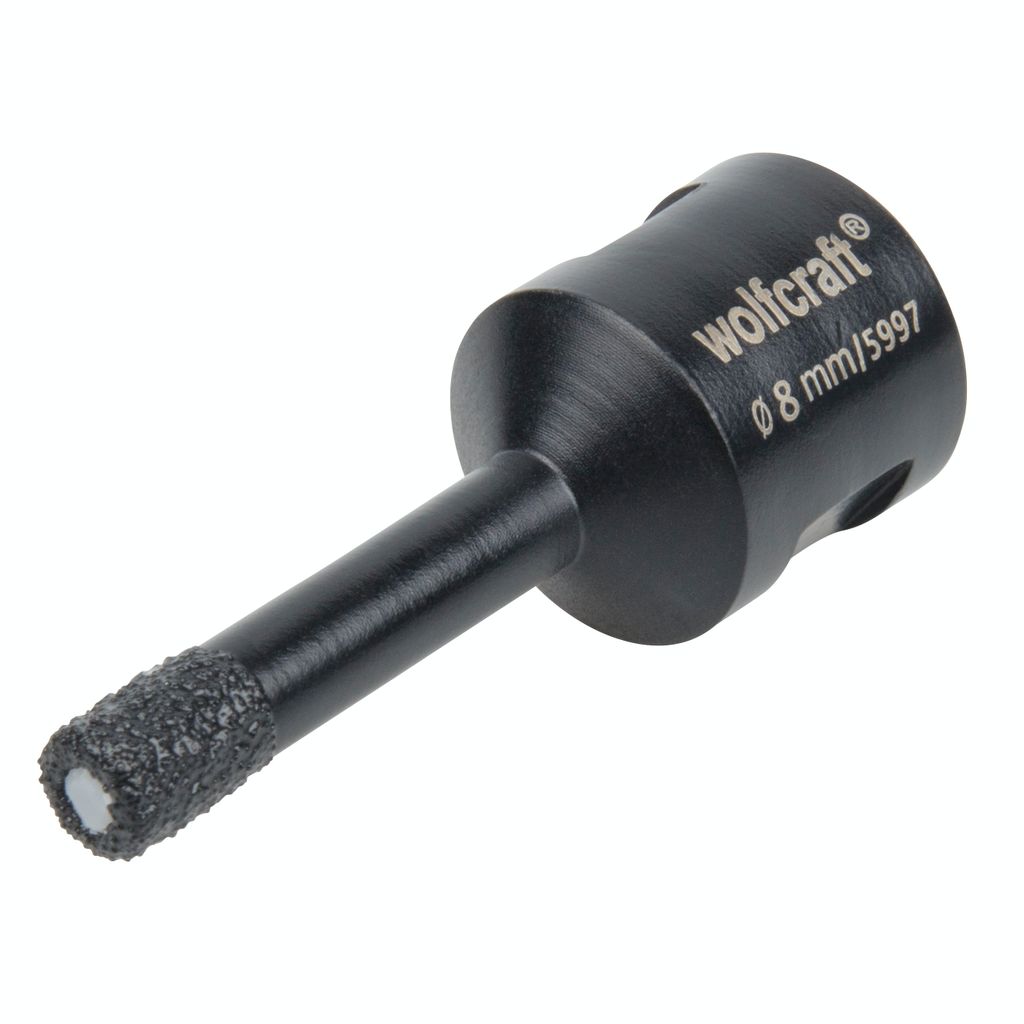 Wolfcraft Ceramic/M14 8 mm Diamant-Fliesenlochsäge super schnell