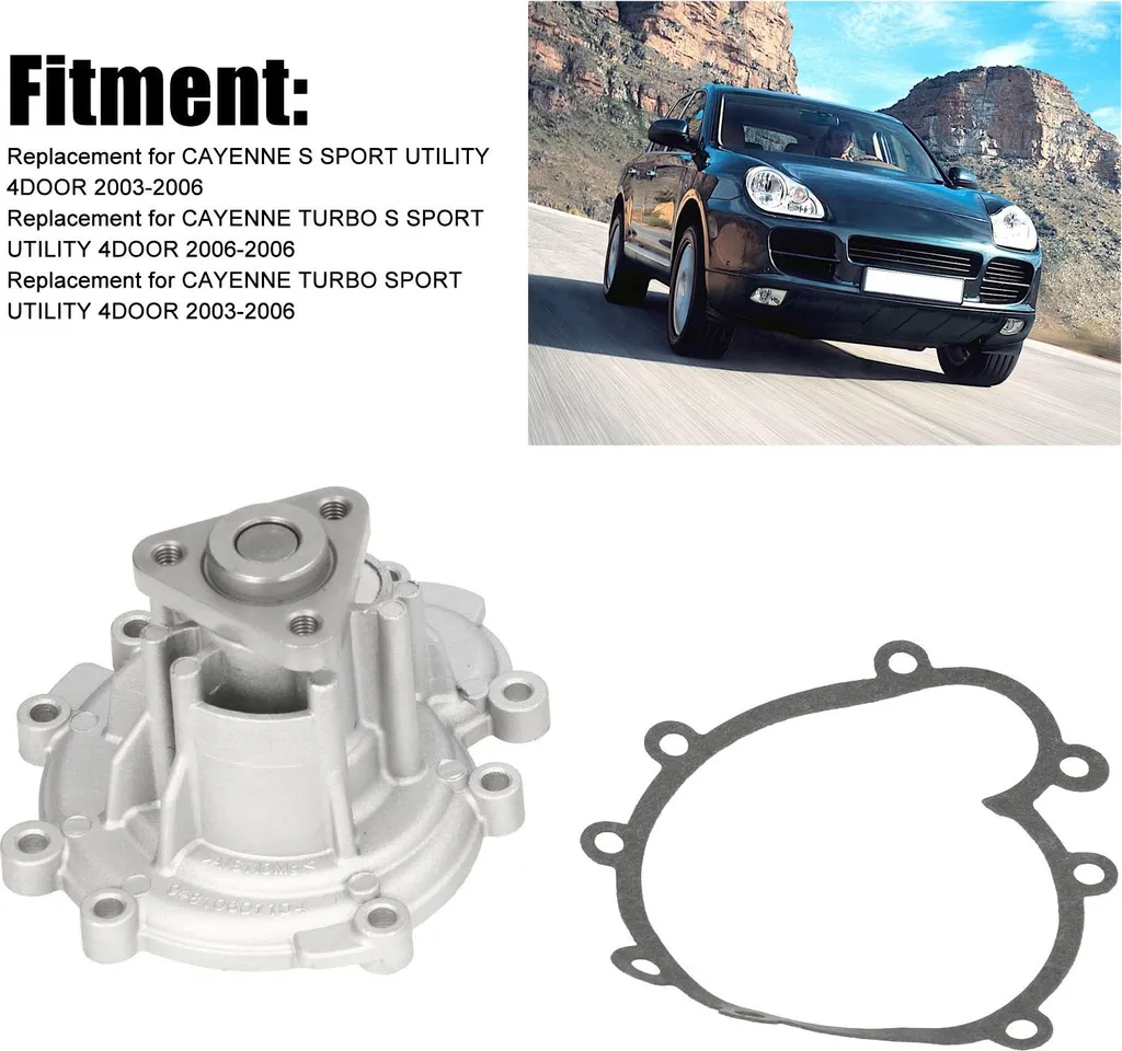 Kit de joints pompe à eau 94810601104 pour Cayenne S 2003-2006