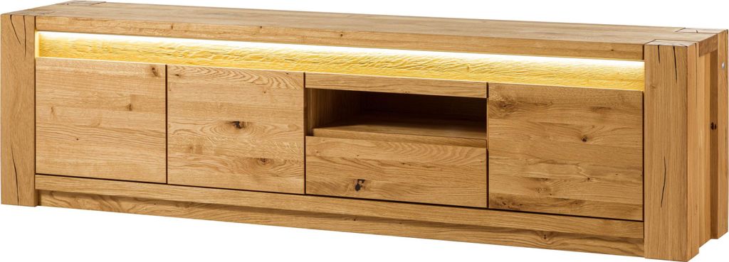 MASSIVMOEBEL24 | Mobile Tv in legno di quercia selvatica Immagine del prodotto 
