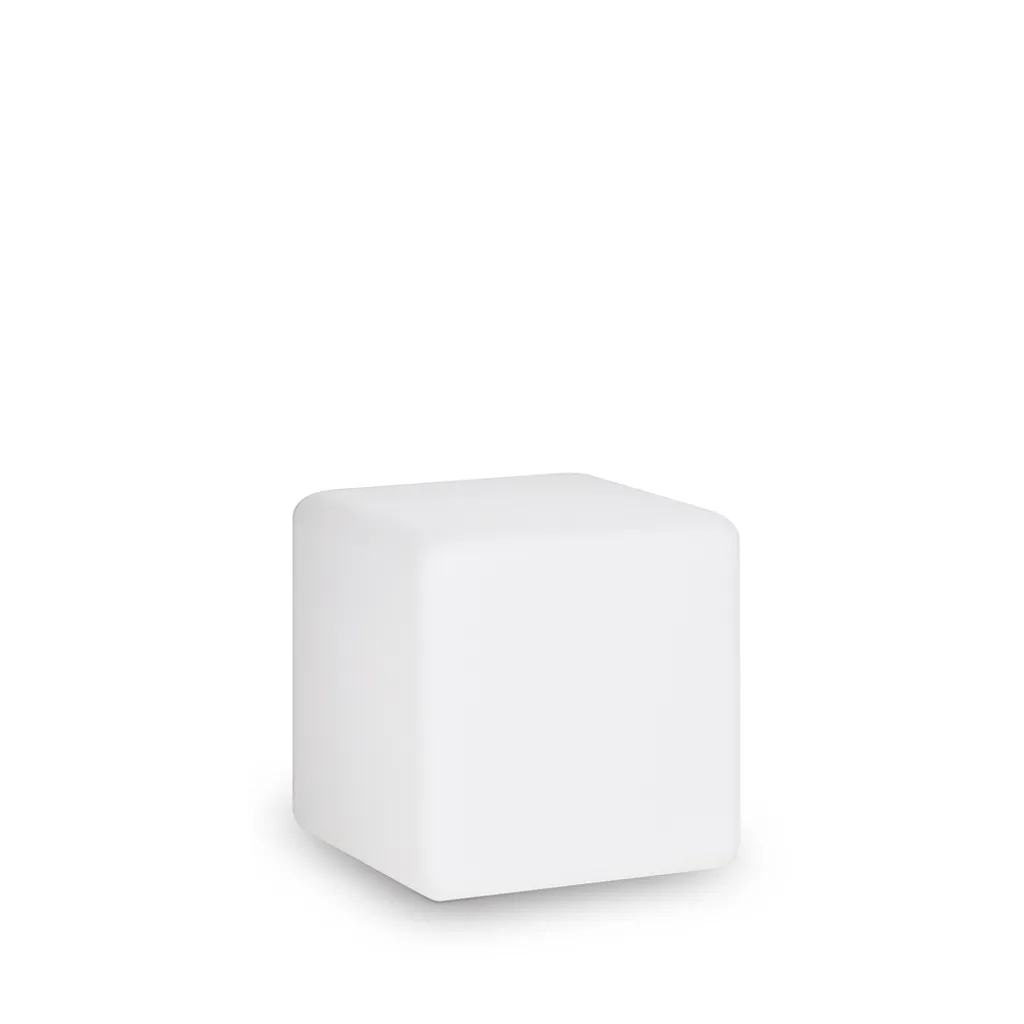 Lampadaire de Salon Blanc en Aluminium Luna D30cm Éclairage E27