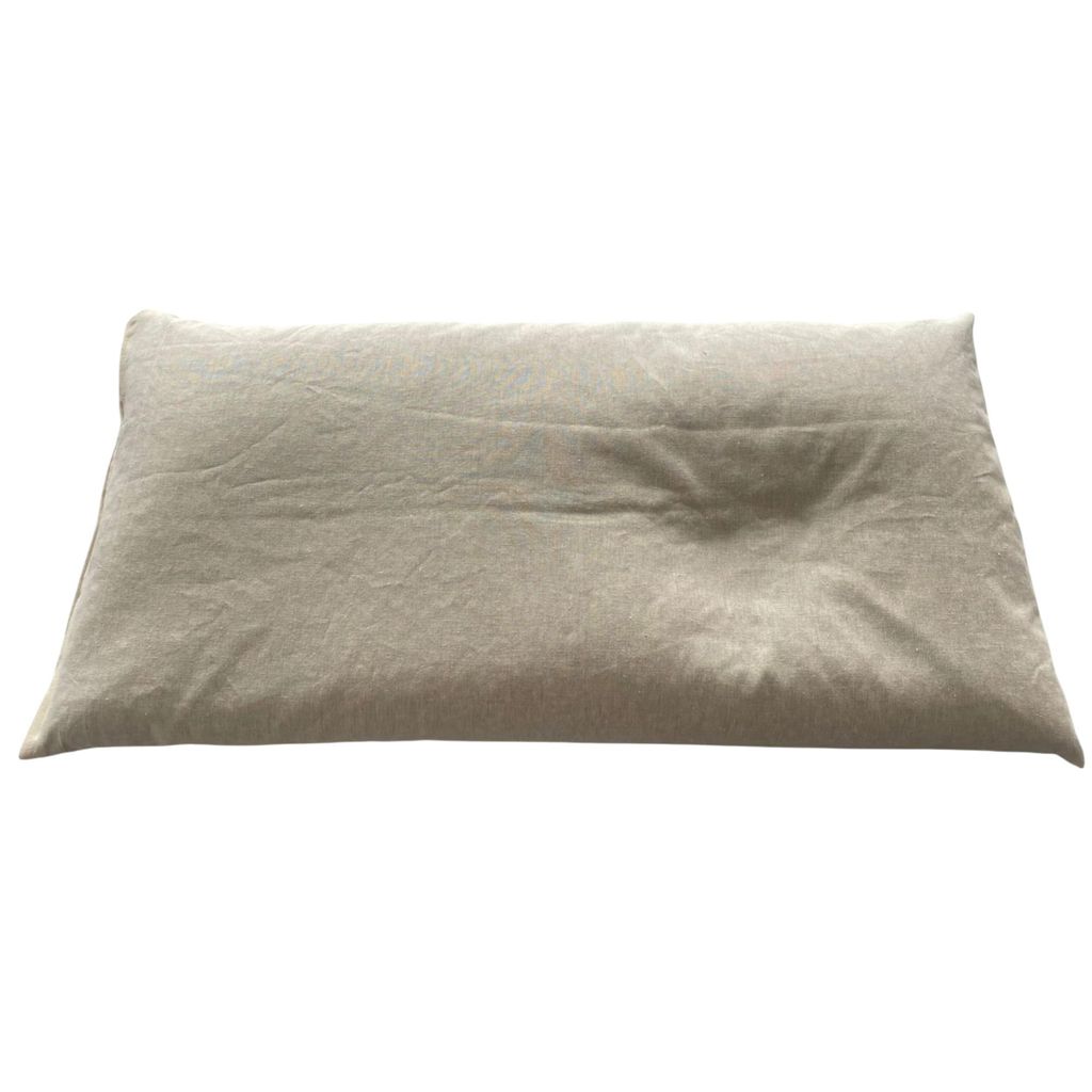 Dinkelkissen 40 x 80 mit Reißverschluss Dinkelspelzkissen Kissen *Wärmekissen