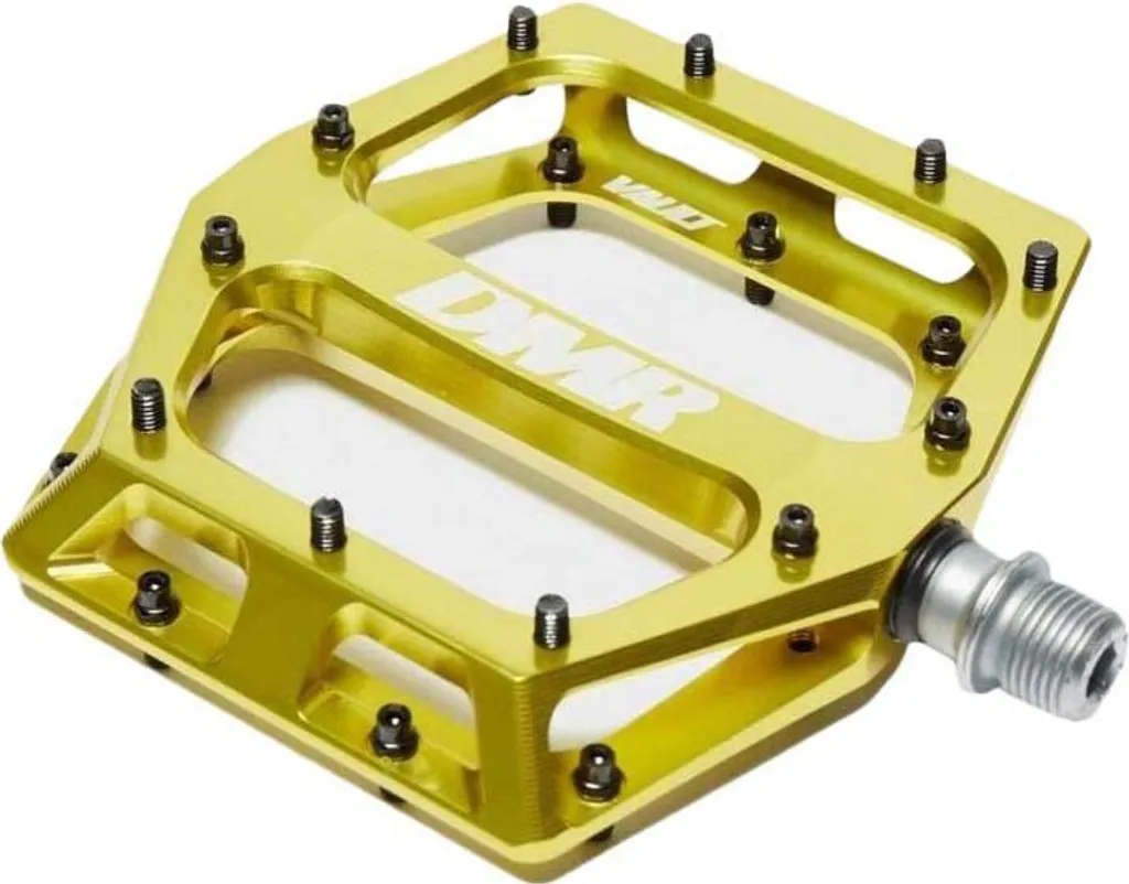 Pédales DMR Vault Lem Lime à Grip Maximal et Profil Concave Slim - 2