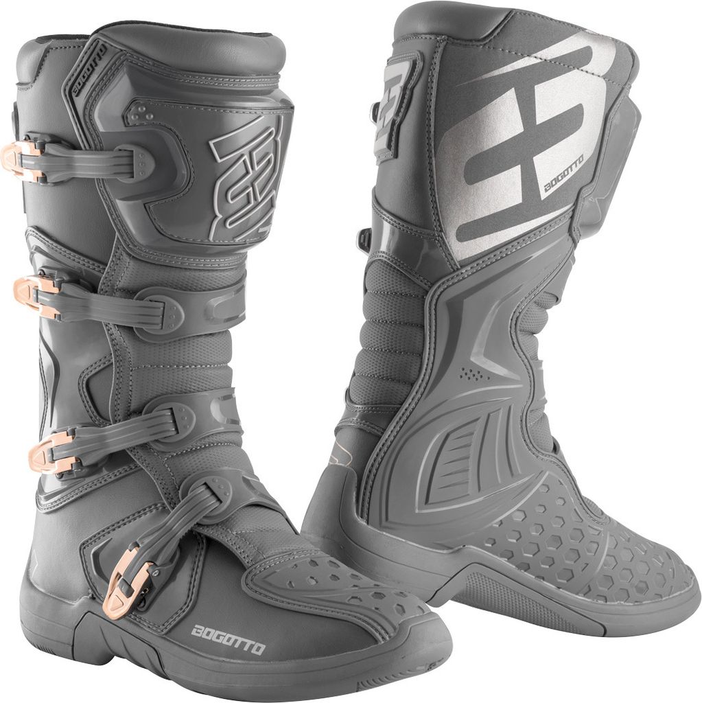 Buty motocrossowe Bogotto MX-5, szary, 43 Zdjęcie produktu 