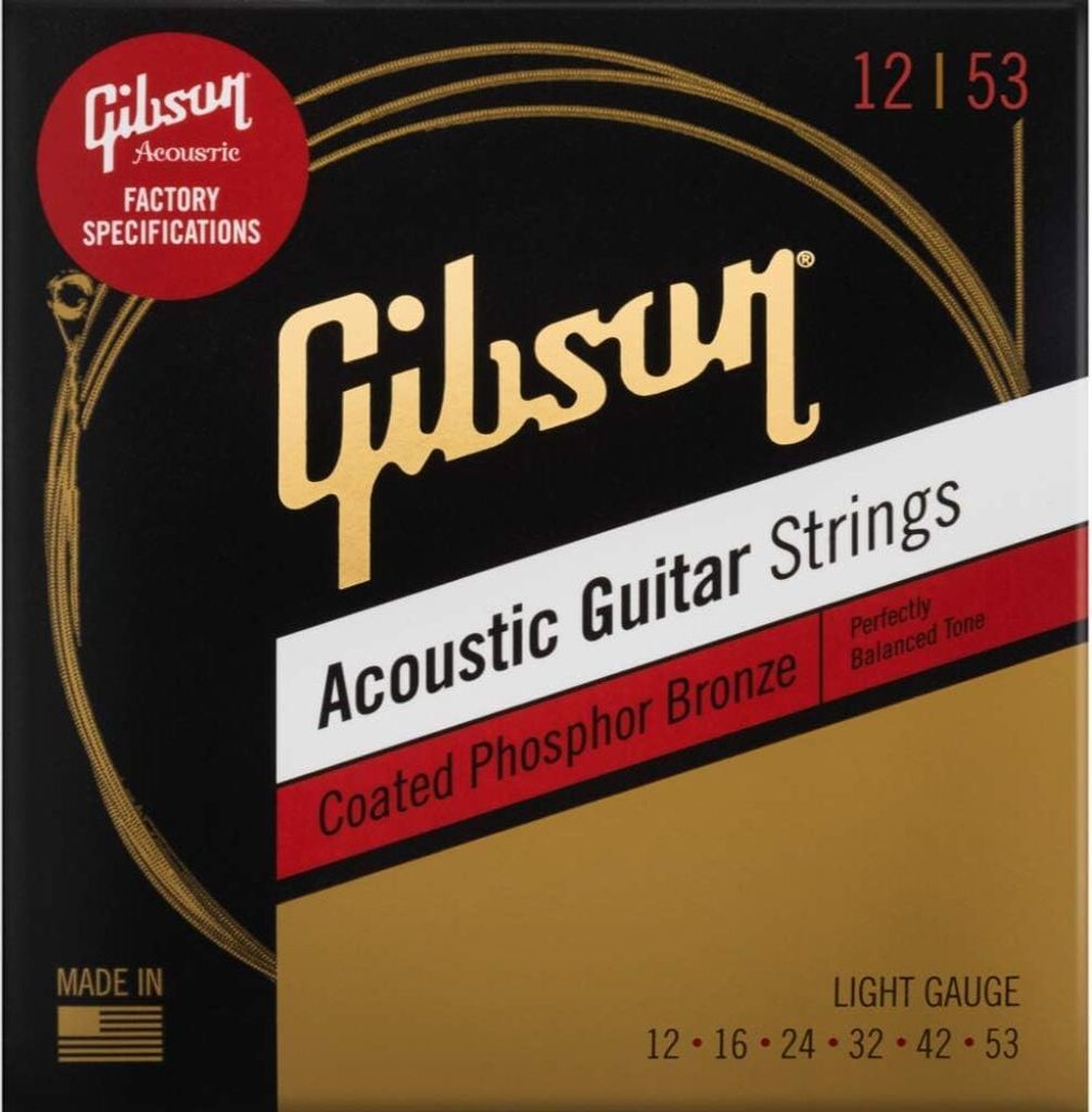 GIBSON SAG-CPB12 Coated Phosphor Bronze 012-053