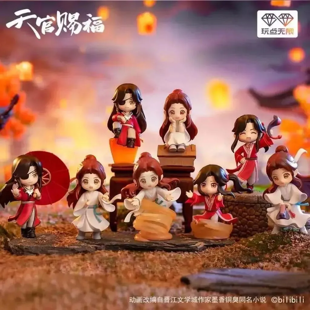 Mini-figurine Tian Guan Ci Fu Lucky To Meet You Série Bénédiction 9 cm