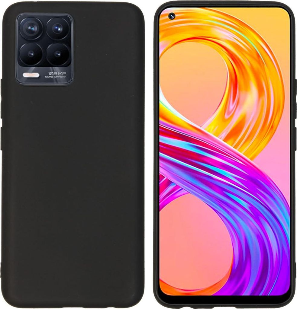 imoshion Colour Backcover dla Realme 8 (Pro) - Czarny Zdjęcie produktu 