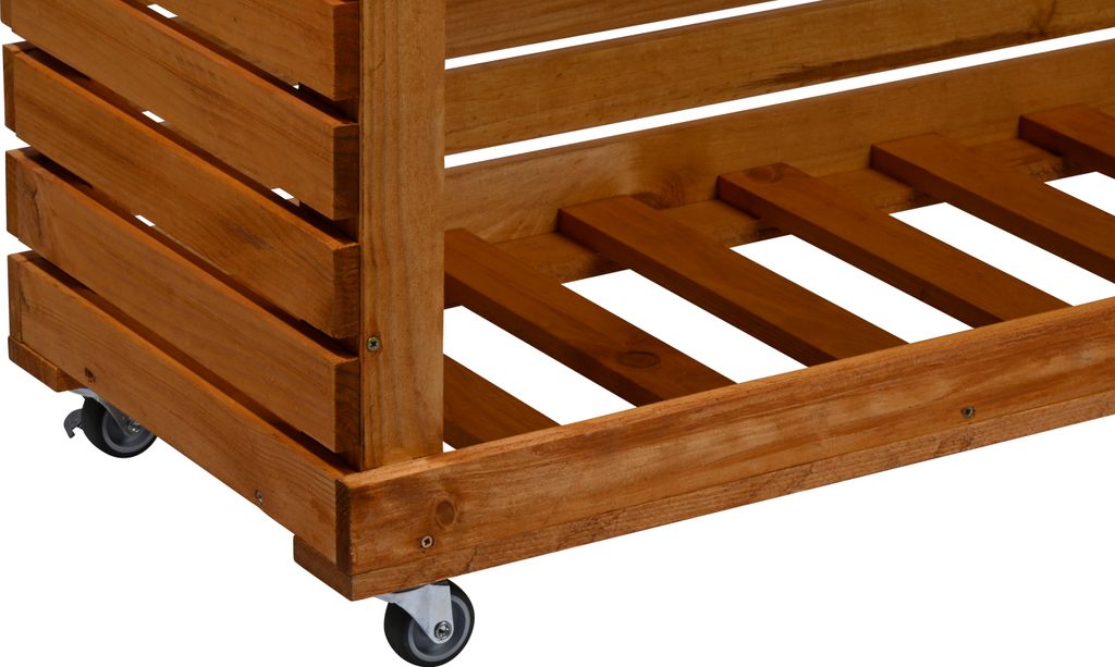 dobar Hochbeet "Rolla" Gr. XL, Braun, 92x32,5x78 cm mit Produktbild 4