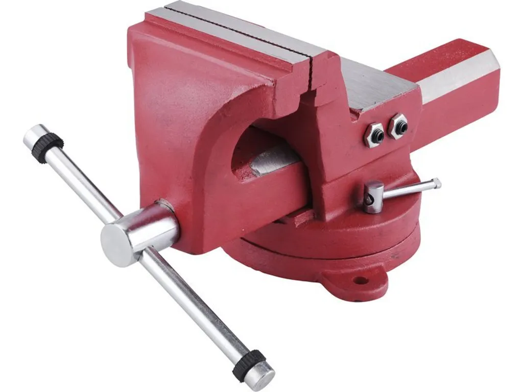 Étau Rotatif de Table 125mm en Fonte avec Enclume Intégrée Modèle Fortum