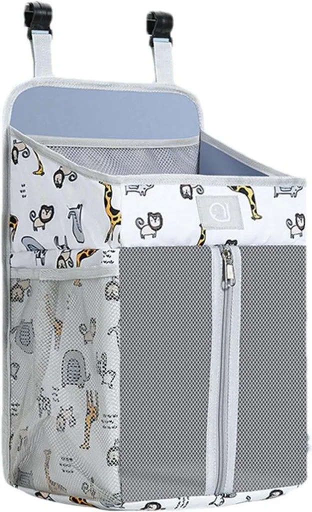 Organisateur Couches Bébé Blanc pour Lit et Table à Langer Suspendu