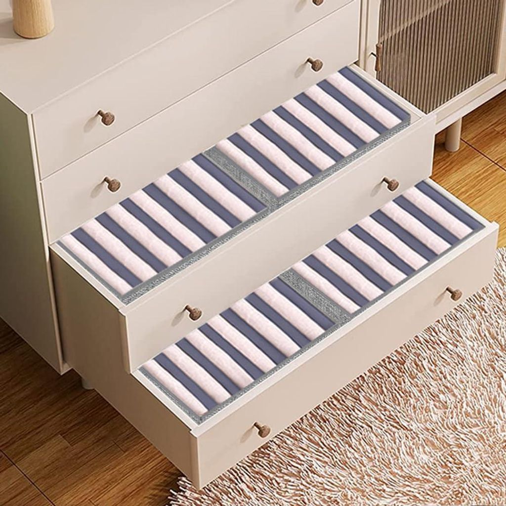 Faltbare Kleiderschrank Aufbewahrungsboxen - Steife PE-Platte Stoffe - T-Shirt Hosen Pullover - Extra Groß (3 Stück 33-25-19cm) Kleiderschrank