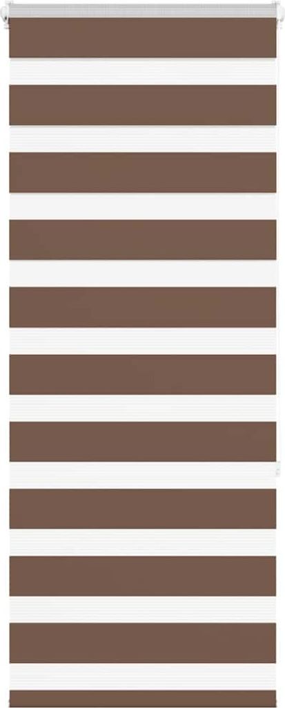Doppelrollo Braun 55x150 cm Stoffbreite 50,9 cm Polyester