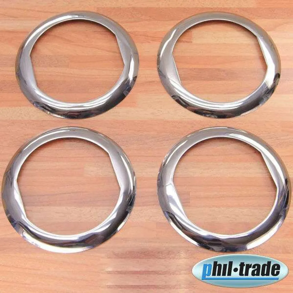 Anelli Decorativi Ventola Inox per Renault Master 3 Opel Movano B NV400