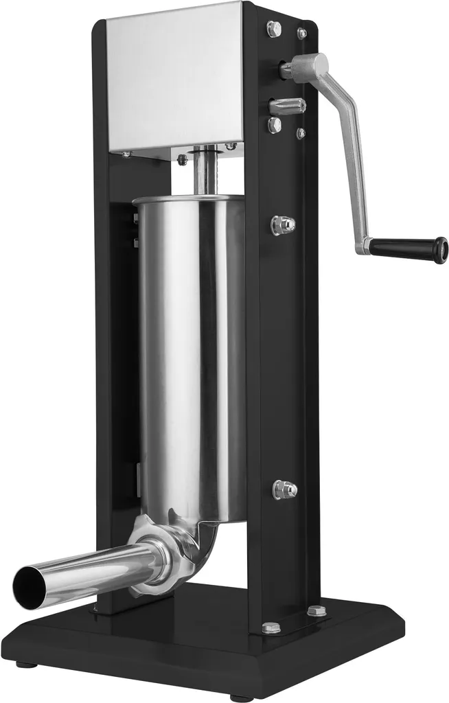 Insaccatrice Professionale Zelsius 5L Inox Nera | Salsicce Fatte in Casa