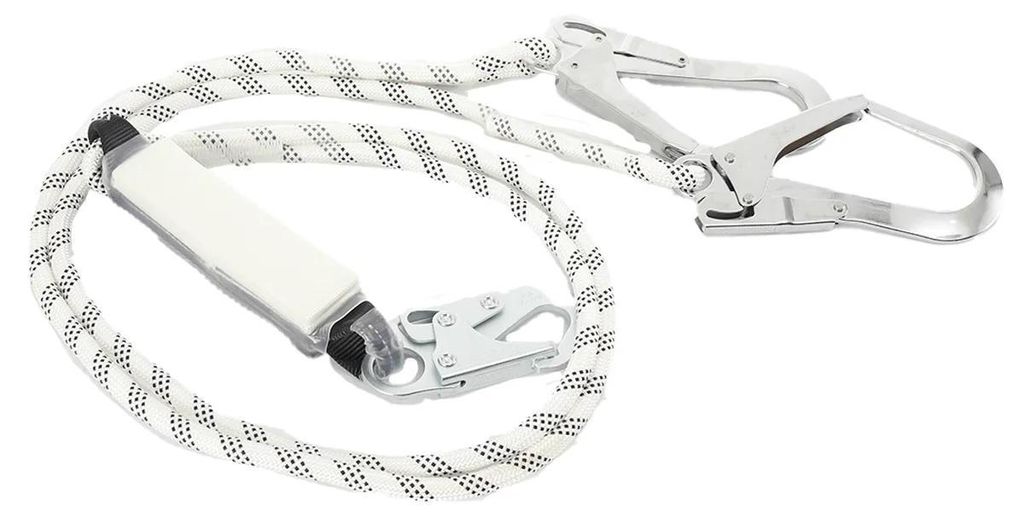 Verbindungsmittel mit Falldämpfer - Typ 1 - Elastisch - 1,8 m - Rot