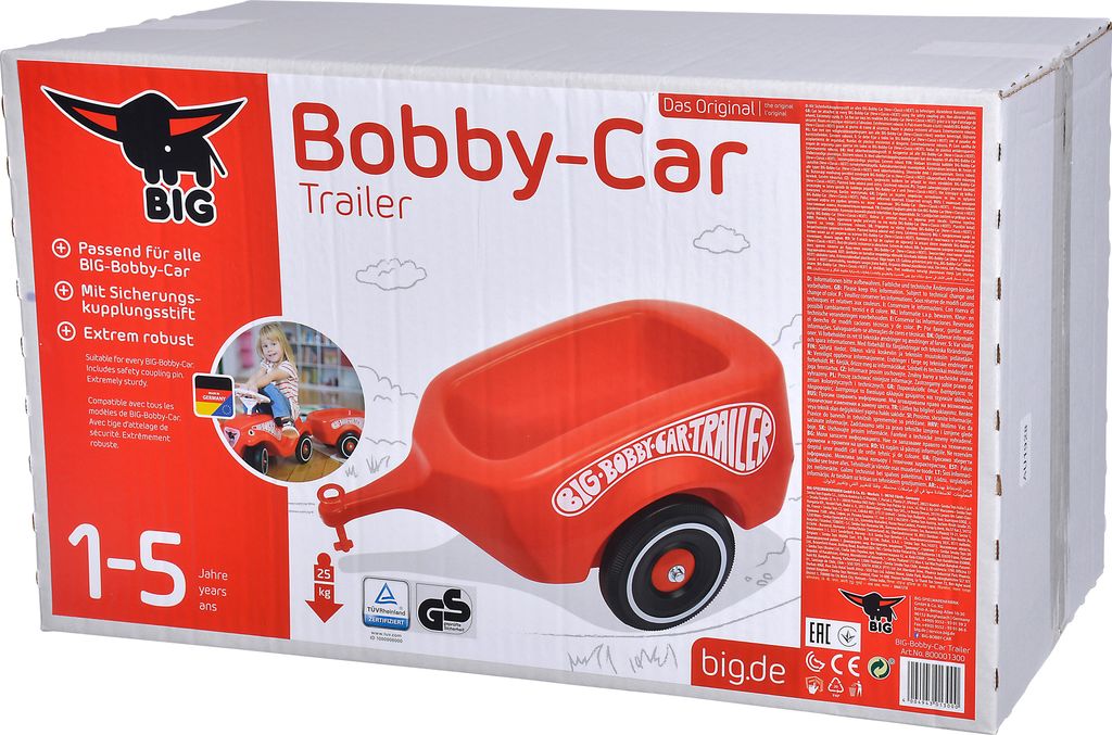 BIG Bobby Car Trailer Red Zdjęcie produktu 8