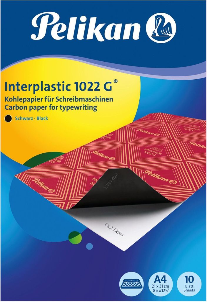 Pelikan® 401026 Papier carbone interplastic 1022 G® - A4, Image du produit 