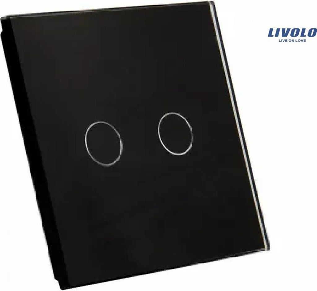 LIVOLO GLASPLATTE schwarz (2)