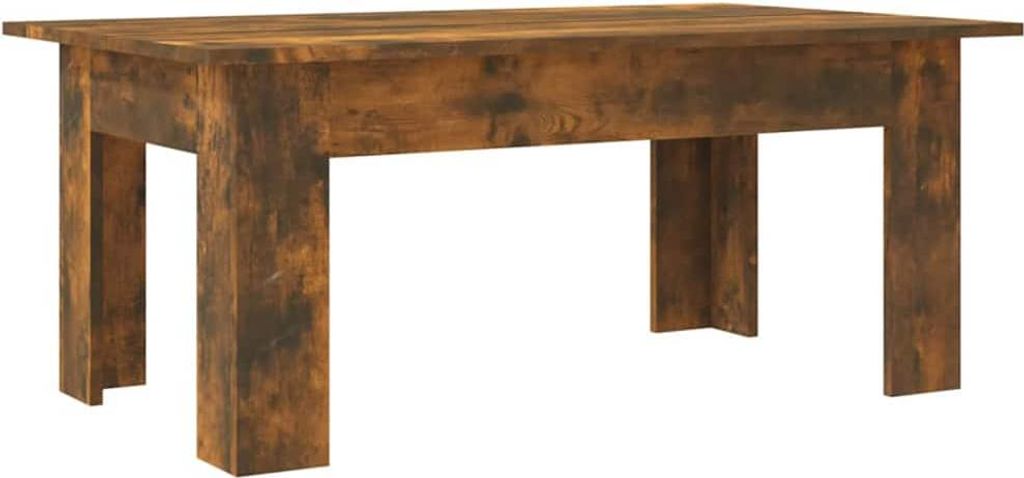 vidaXL Couchtisch Räuchereiche 100x60x42 cm Holzwerkstoff