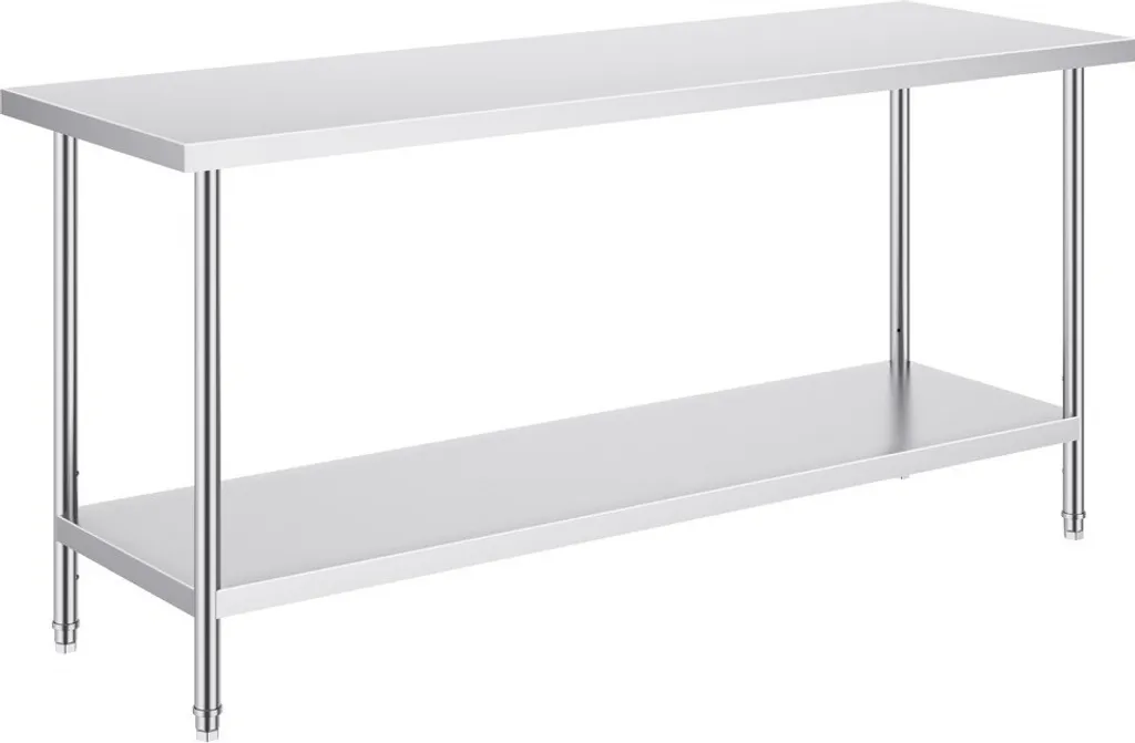 Table de travail inox facile à entretenir pour une hygiène irréprochable