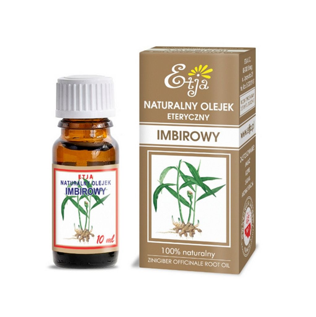 Etja Natürliches Ingweröl Ätherisch, Reines Gingeröl 10 ml
