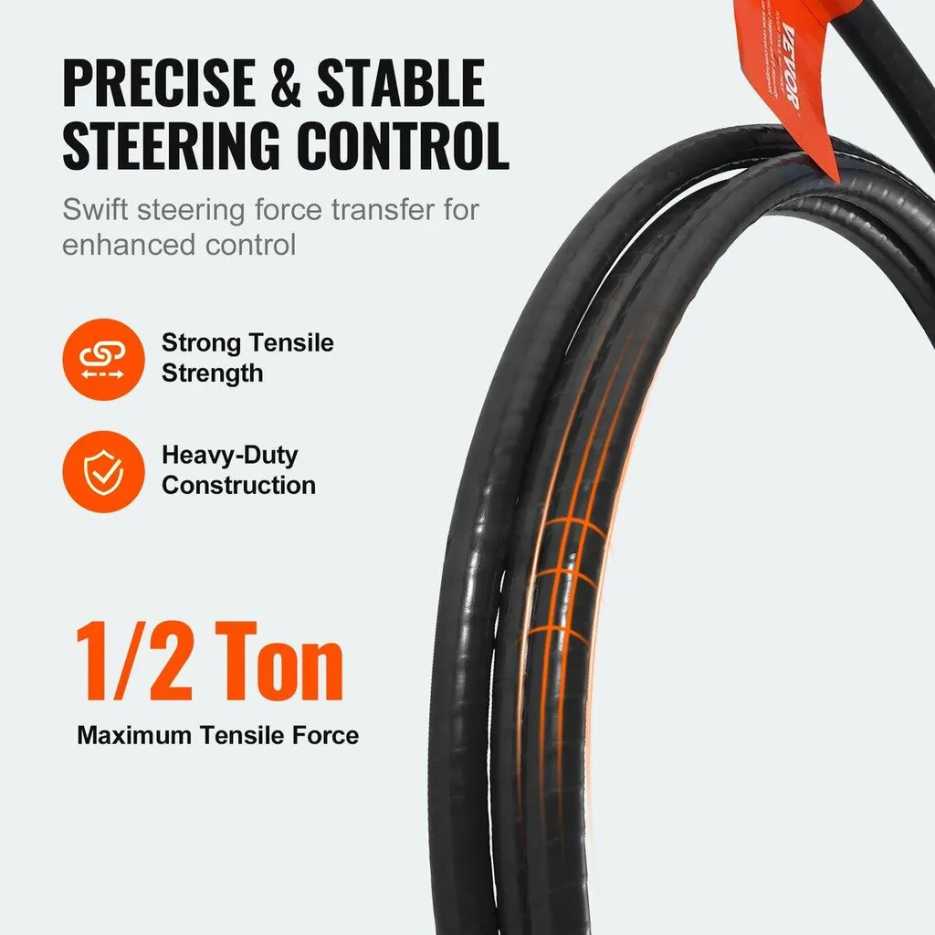 Câble direction bateau rigide ? Solution haute traction 17ft 1/2T - 4