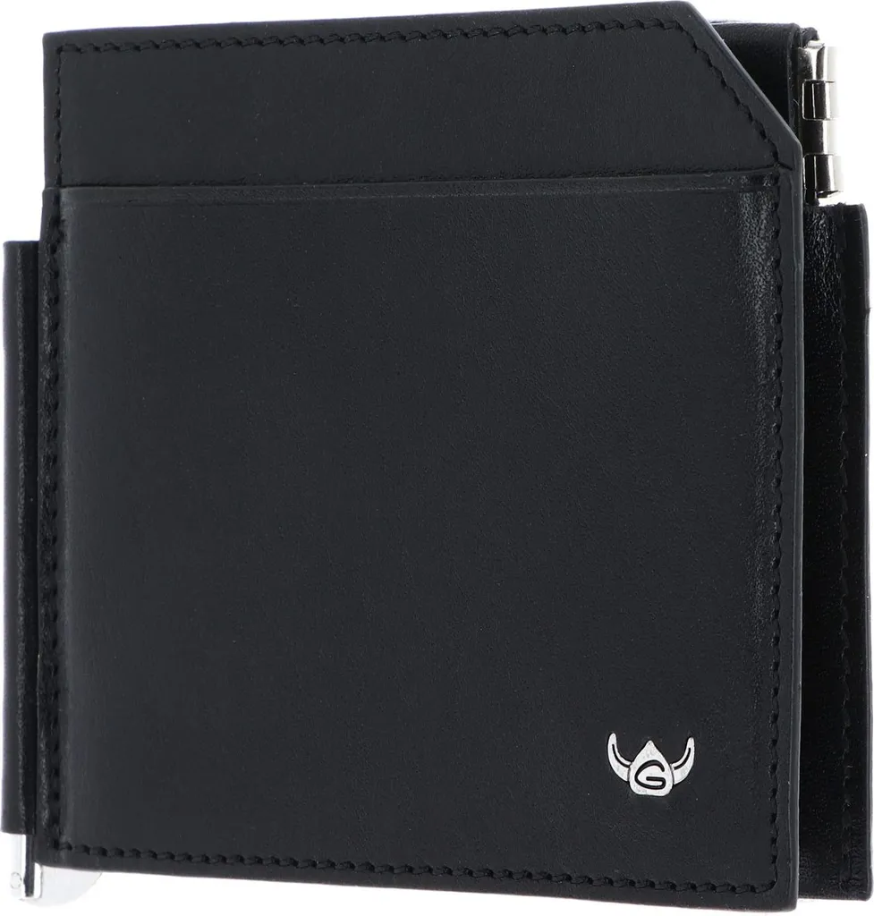 Slim Wallet Golden Head Colorado 1960 - Portacarte Pelle Nero