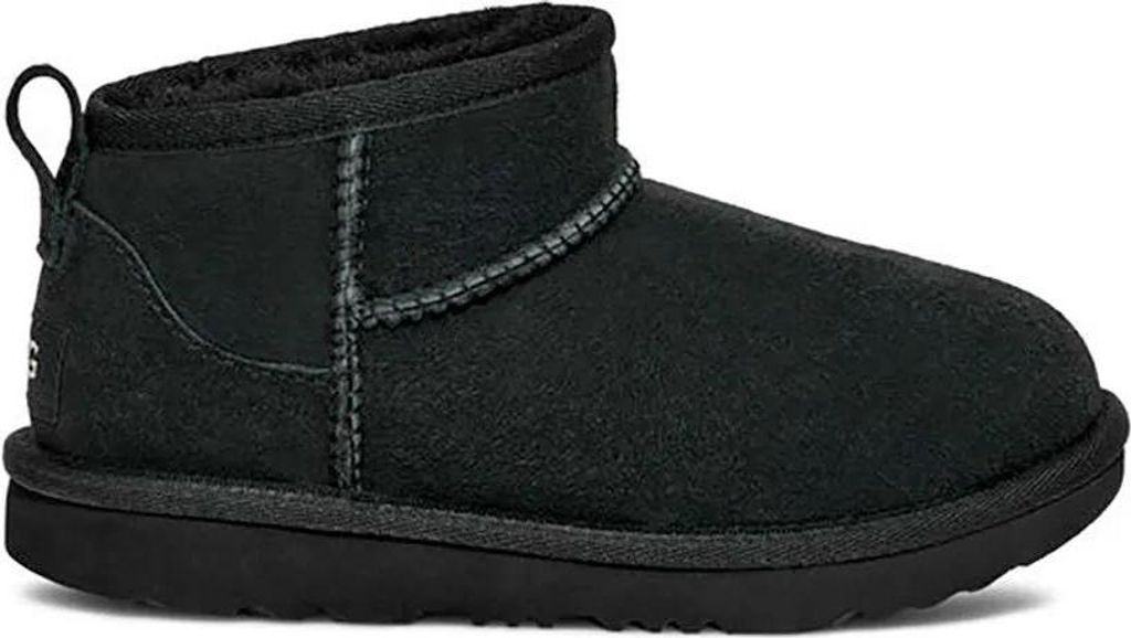 Bota UGG Classic Ultra Mini, color negro (para niños) - Imagen del producto 