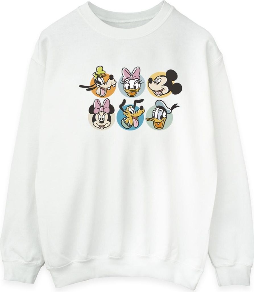 Disney - "Mickey Mouse and Friends" Sweatshirt für Herren BI40070 (M) (Weiß)