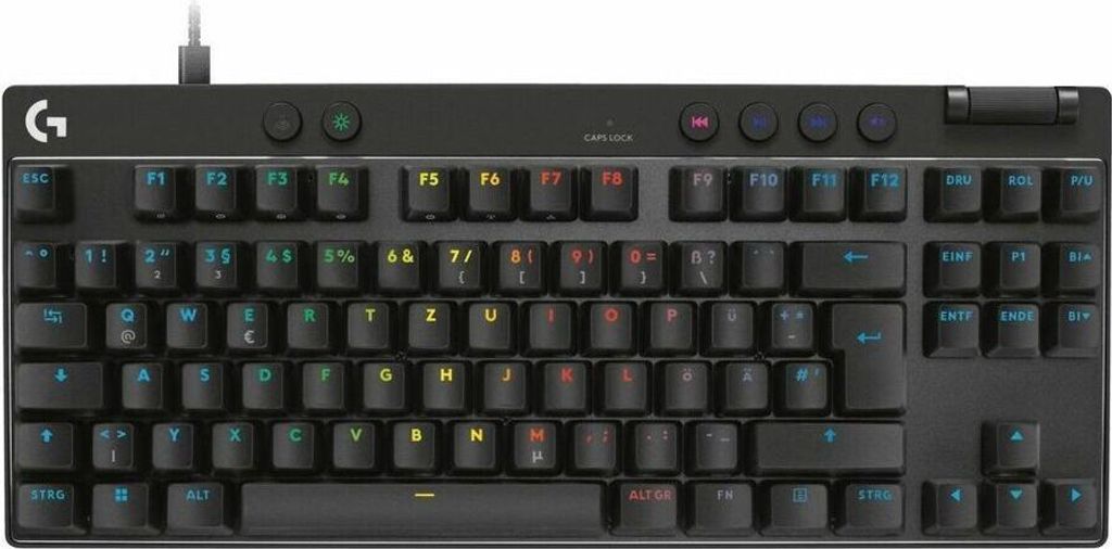 Logitech PRO X TKL RAPID Keyboard Black FR - Tastatur - AZERTY